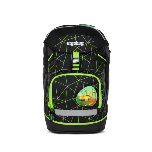 Školní set 2 Ergobag prime - Fluo race - batoh+penál+pytel - Image 2